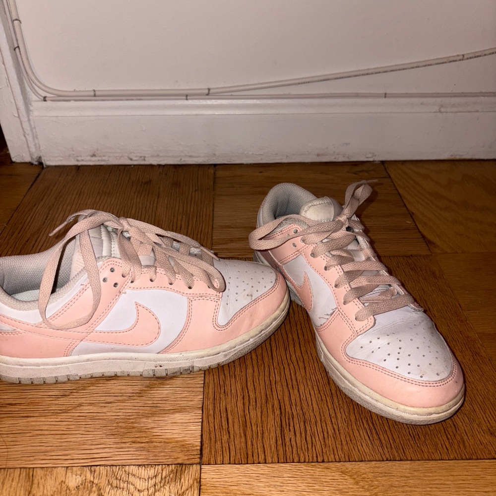Nike Pink and White Sneakers JORDANS